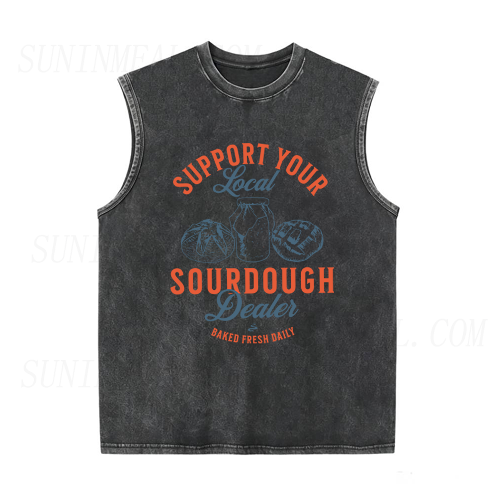 Local Sourdough Dealer Baked Fresh Daily Unisex Tank Top