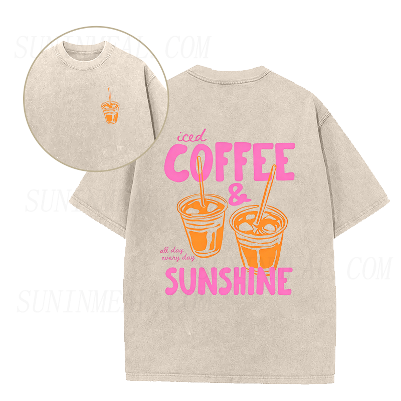 Iced Coffee & Sunshine Unisex Tee