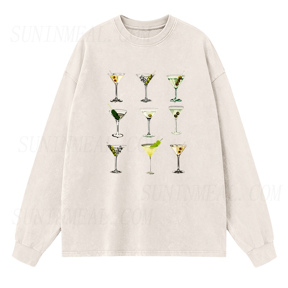 Dirty Martini Long Sleeve Unisex Tee