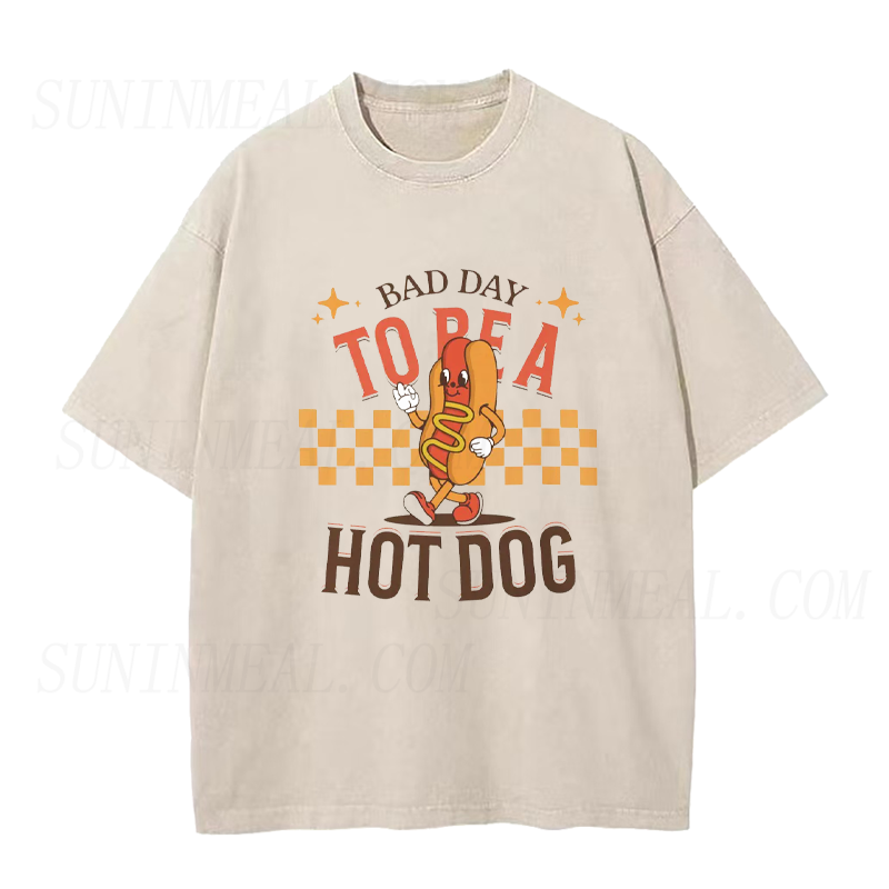 Bad Day To Be A Hot Dog Unisex Tee