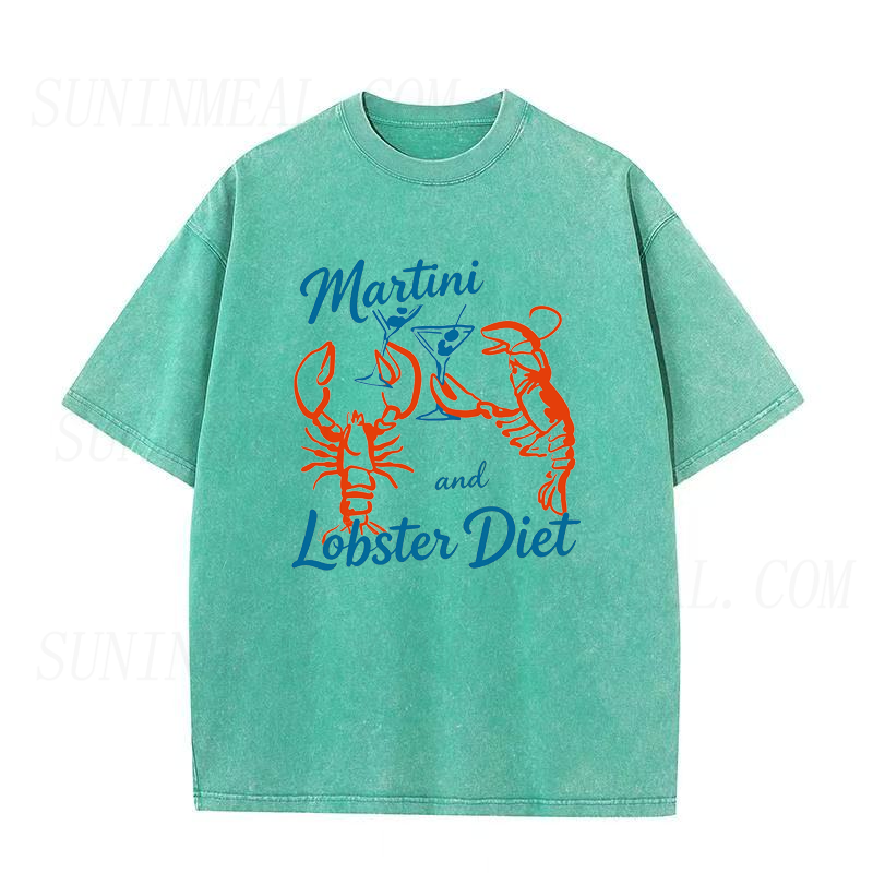 Martini and Lobster Diet Unisex Tee
