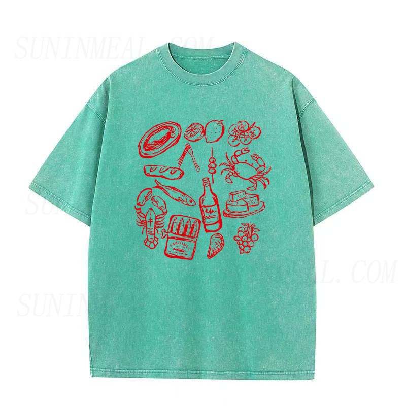 Wine & Seafood Hour Unisex Tee