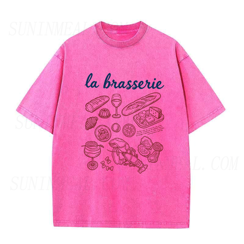La Brasserie French Food Unisex Tee