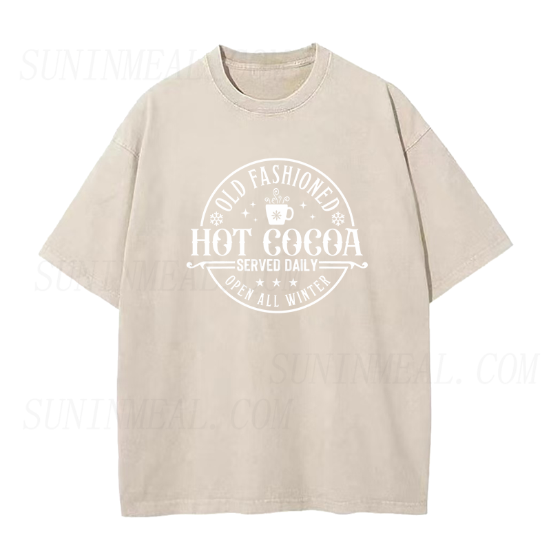 Old Fashioned Hot Cocoa Christmas Unisex Tee