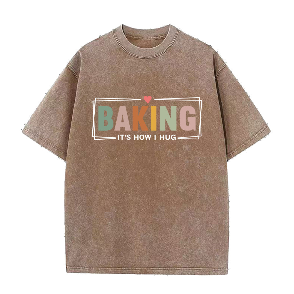 baking it's how I hug Unisex Tee