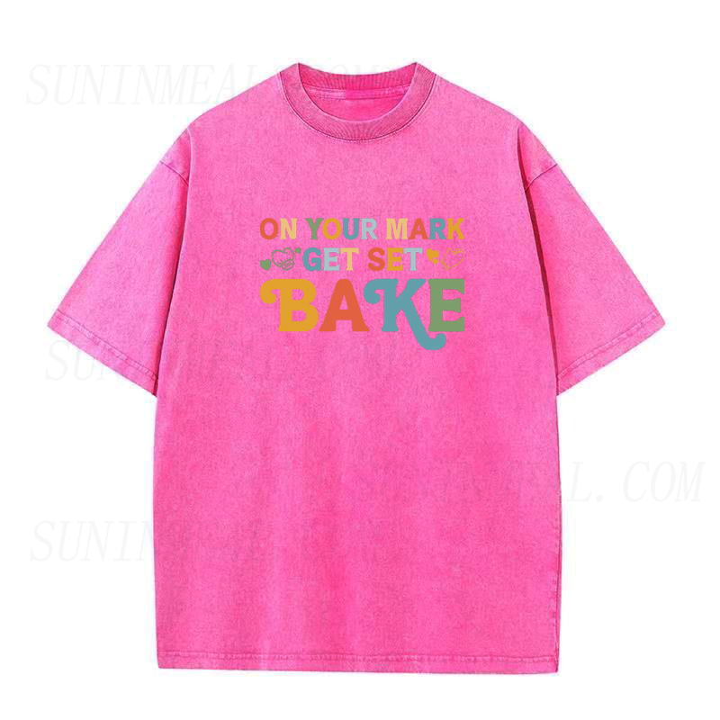 On Your Mark Get Set Bake Unisex Tee