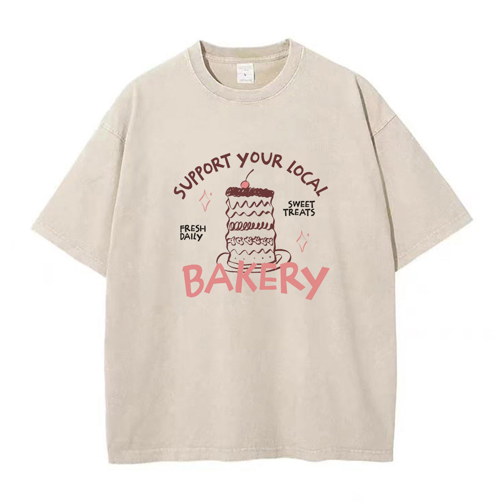 Support Your Local Bakery Unisex Tee