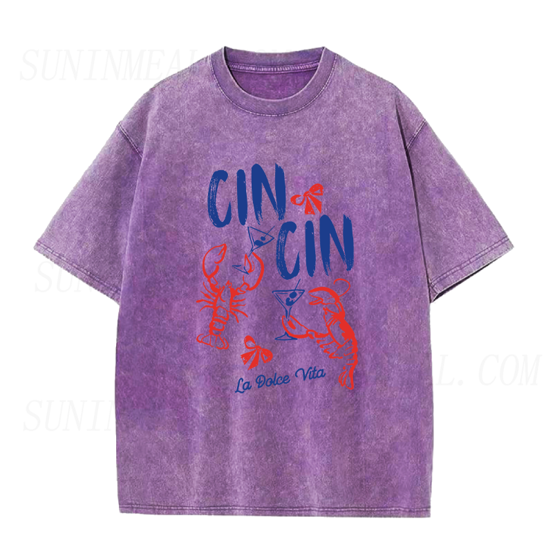 Cin Cin Lobster & La Dolce Vita Unisex Tee