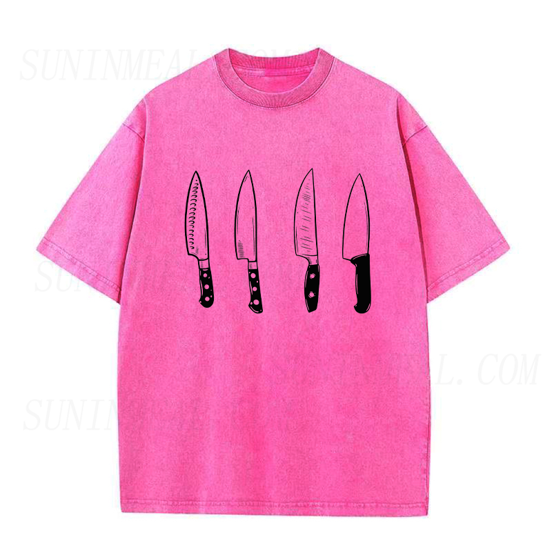 Vintage Chef Knives Unisex Tee