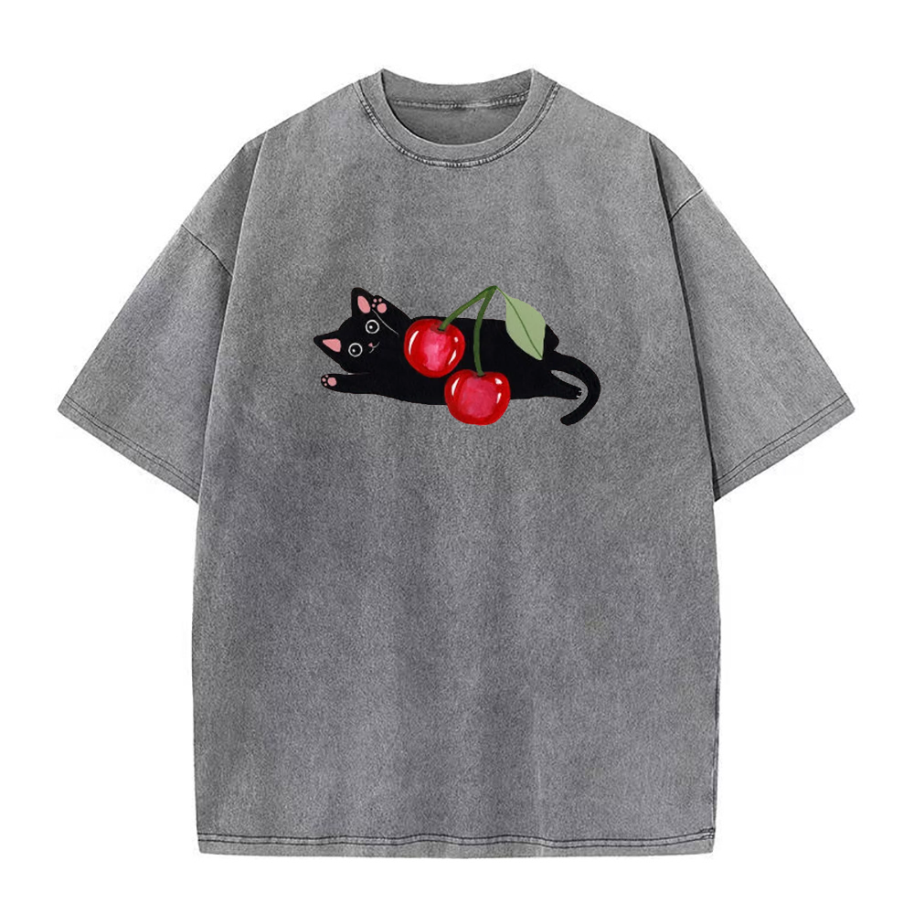 Cherry Cat unisex Tee