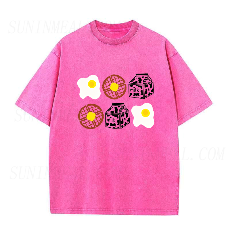 Eggs Waffles & Milk Unisex Tee