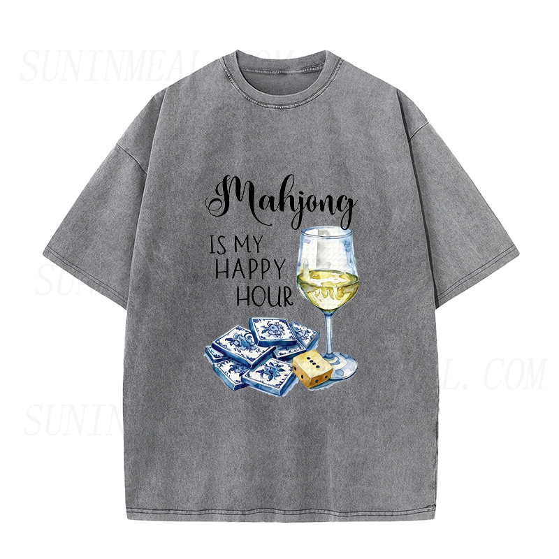 Mahjong Happy Hour Unisex Tee