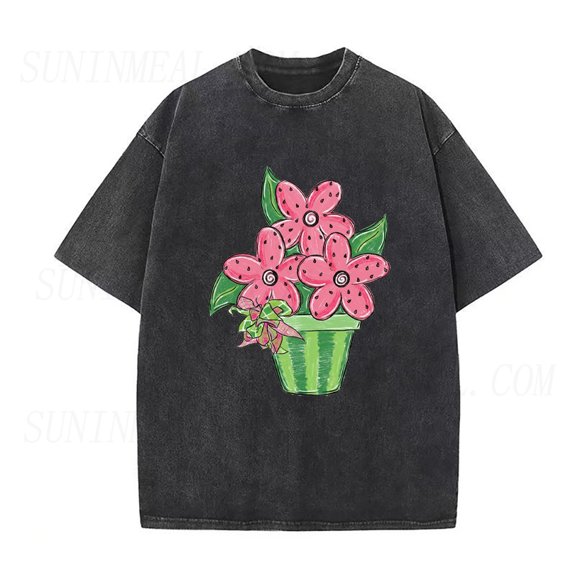 Watermelon Flower Unisex Tee