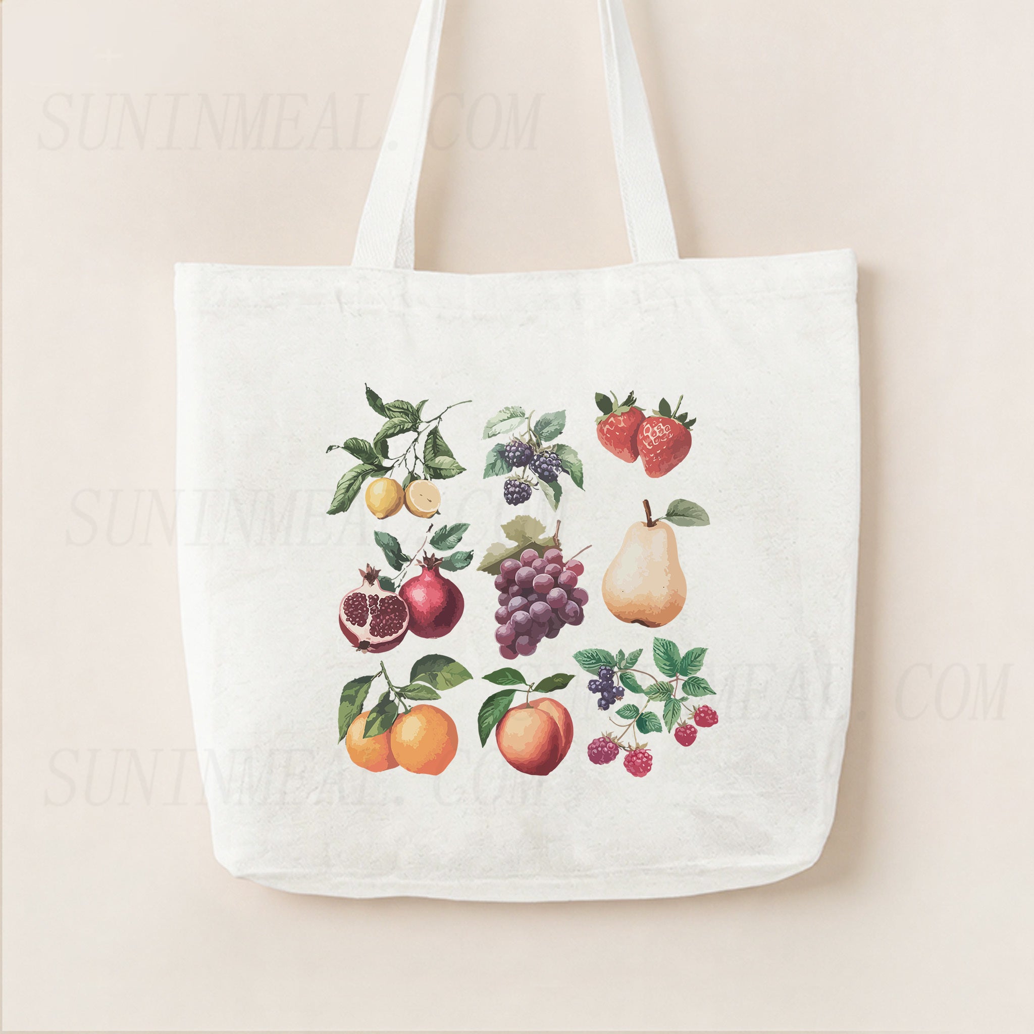 Fruits Canvas Tote Bag