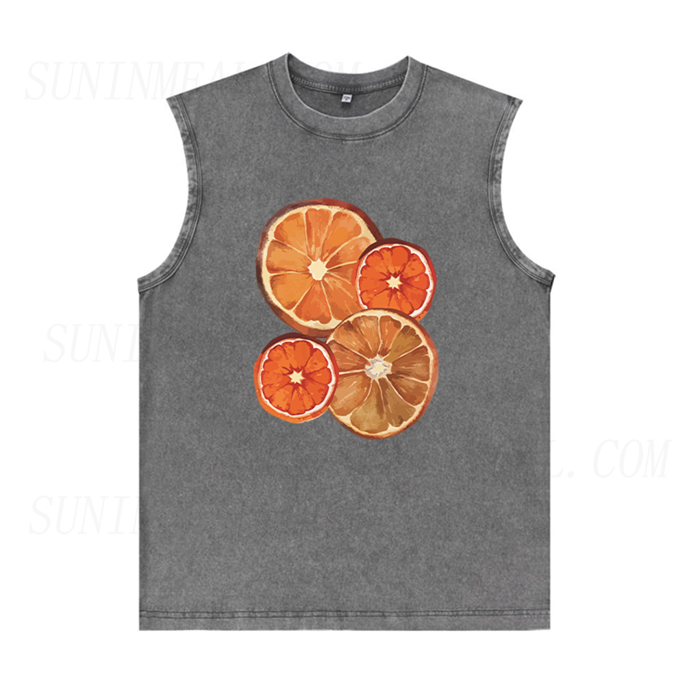 Dried Orange Slice Unisex Tank Top