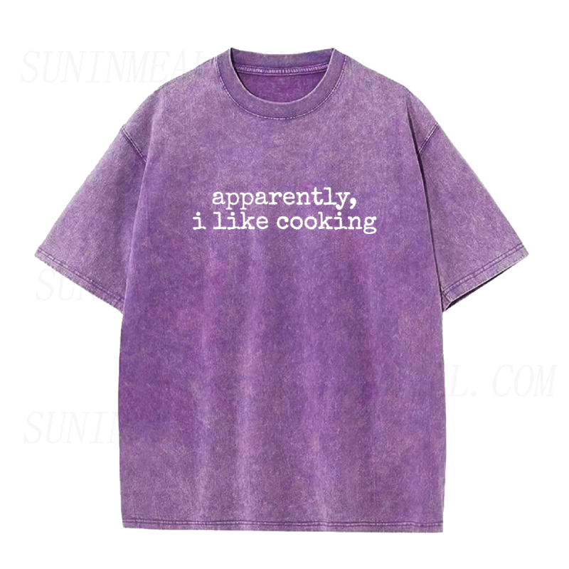 Apparently I Like Cooking Unisex Tee
