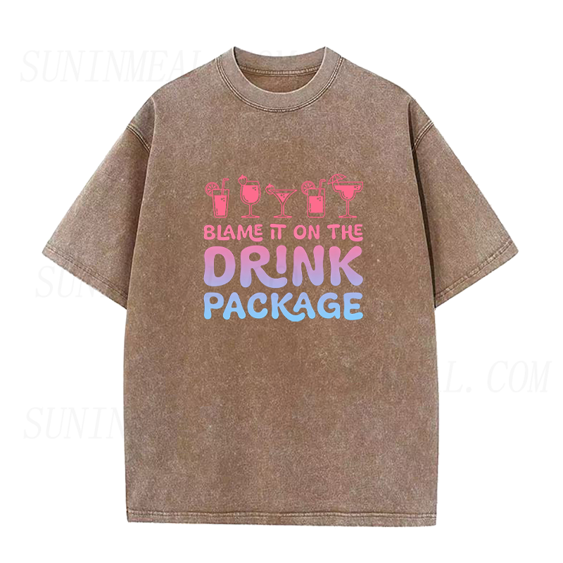 Blame It On The Drink Package Unisex Tee