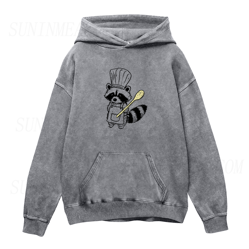 Cute Raccoon Chef Unisex Hoodie