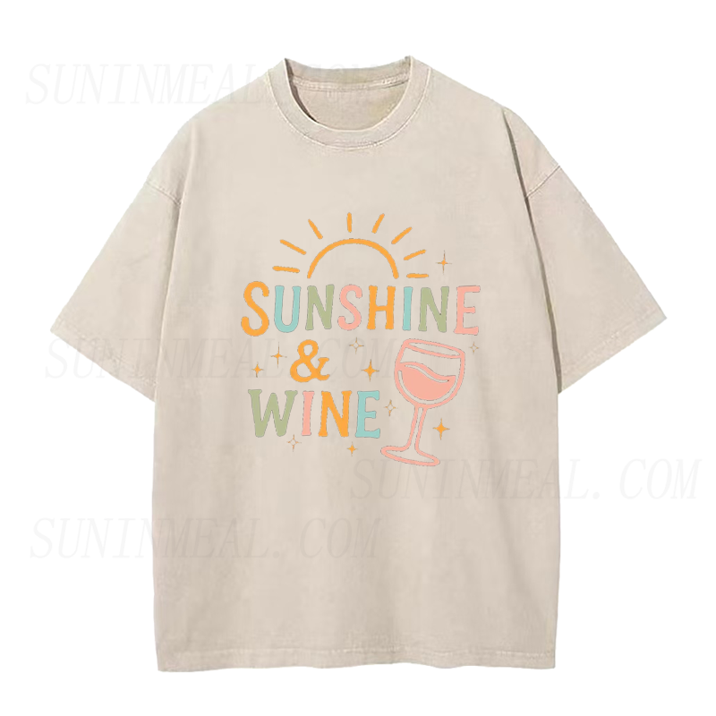 Summer Sunshine & Wine Unisex Tee