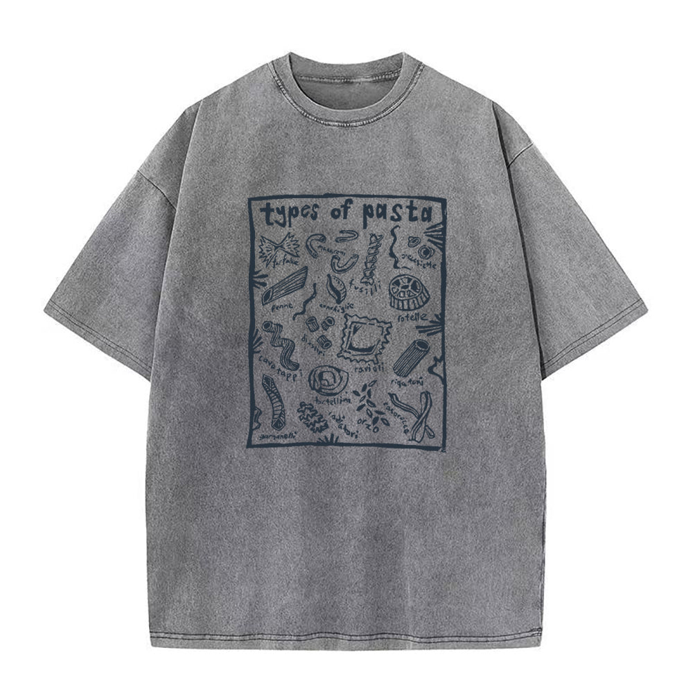パスタの種類 ユニセックスTシャツ