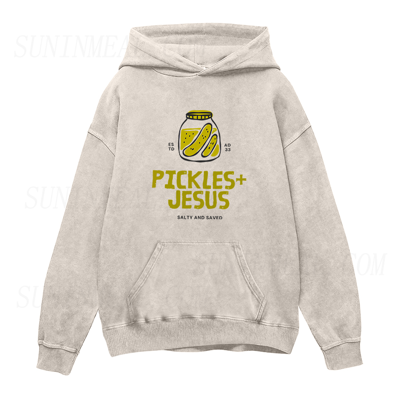 Jesus Pickle  Unisex Hoodie