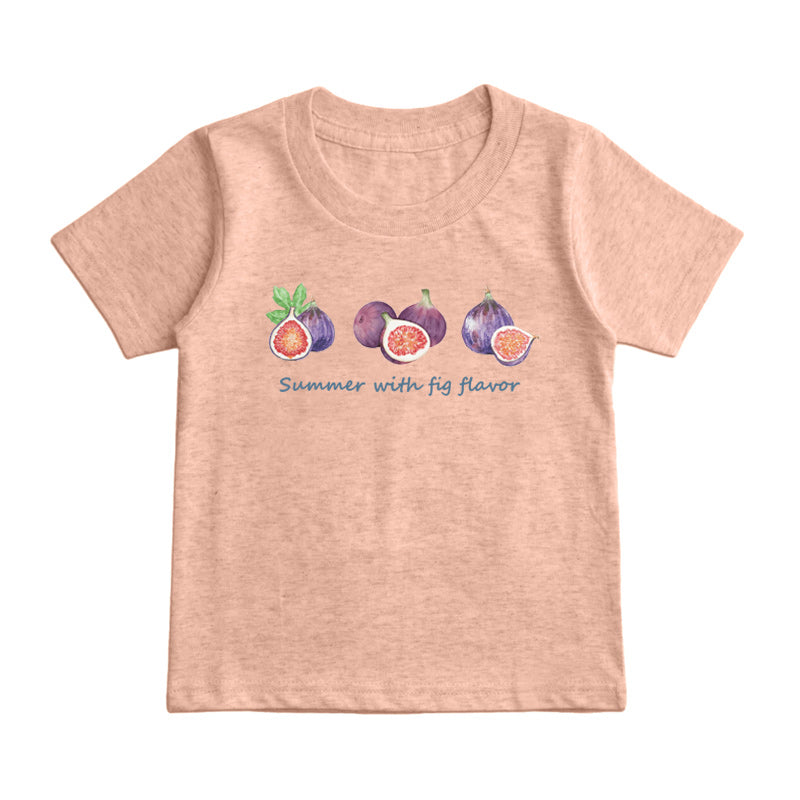 Summer with fig flavor Kids T-Shirt