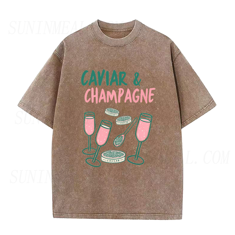 Caviar & Champagne Unisex Tee