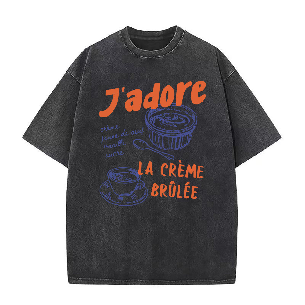 ジャドール クレームブリュレ ユニセックスTシャツ