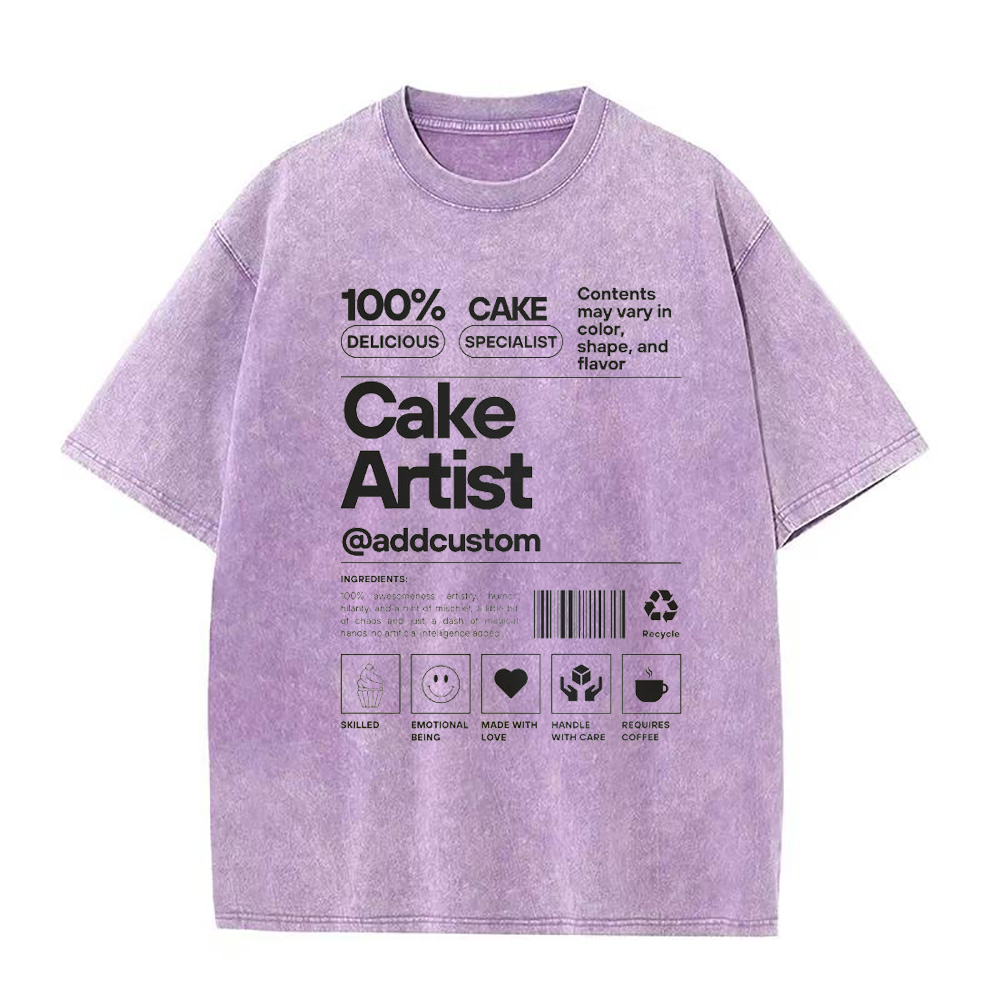 Cake Artist Cat Unisex Tee