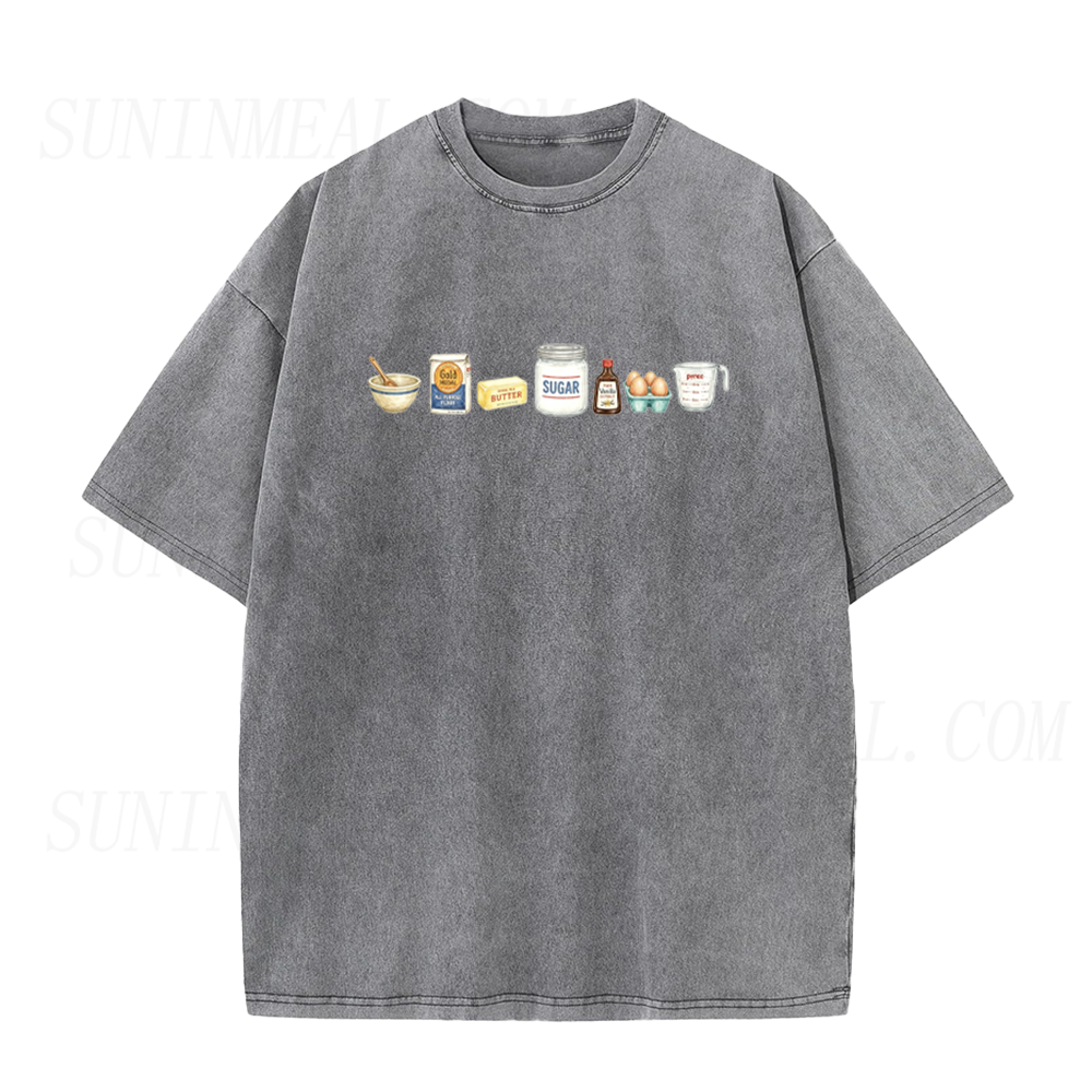 Baking Ingredients Unisex Tee