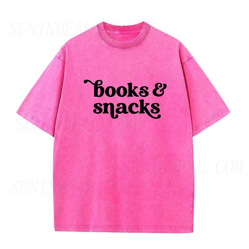 Books & Snacks Unisex Tee