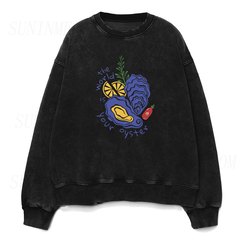 The World Is Your Oyster Unisex Crewneck Sweatshirt