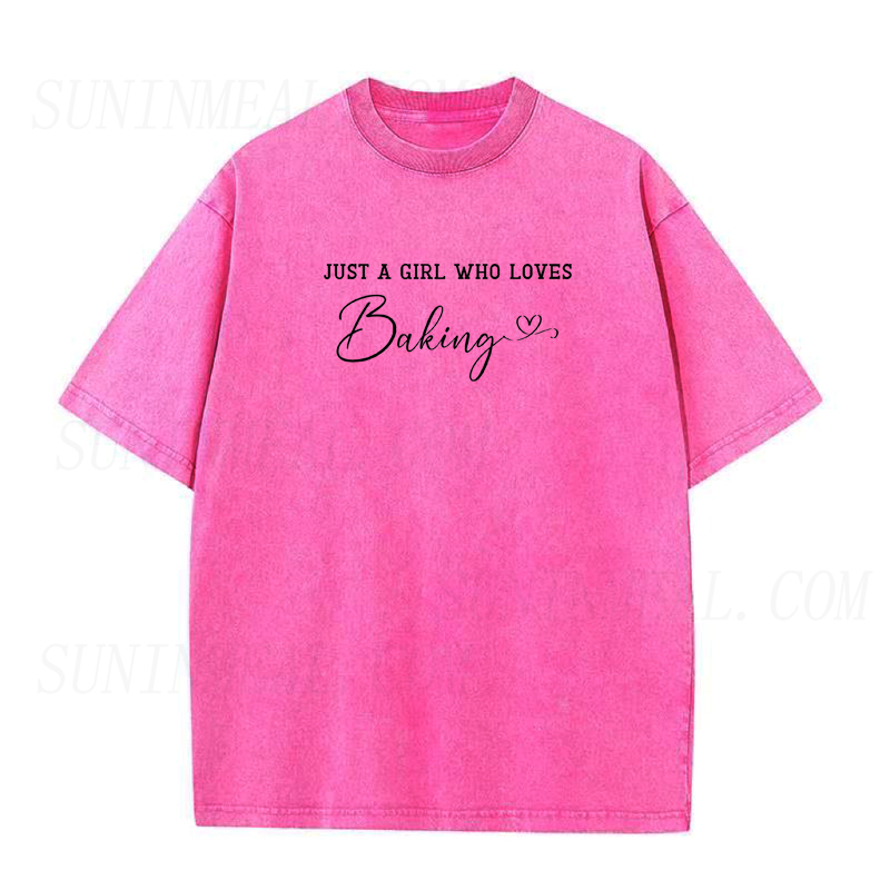Just A Girl Who Loves Baking Unisex Tee