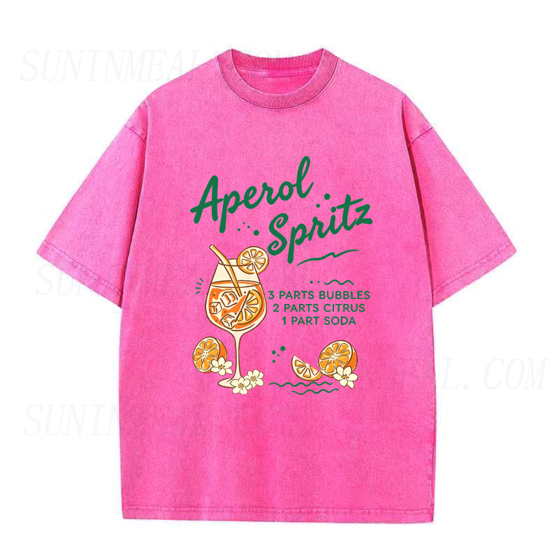 Retro Summer Aperol Spritz Recipe Unisex Tee