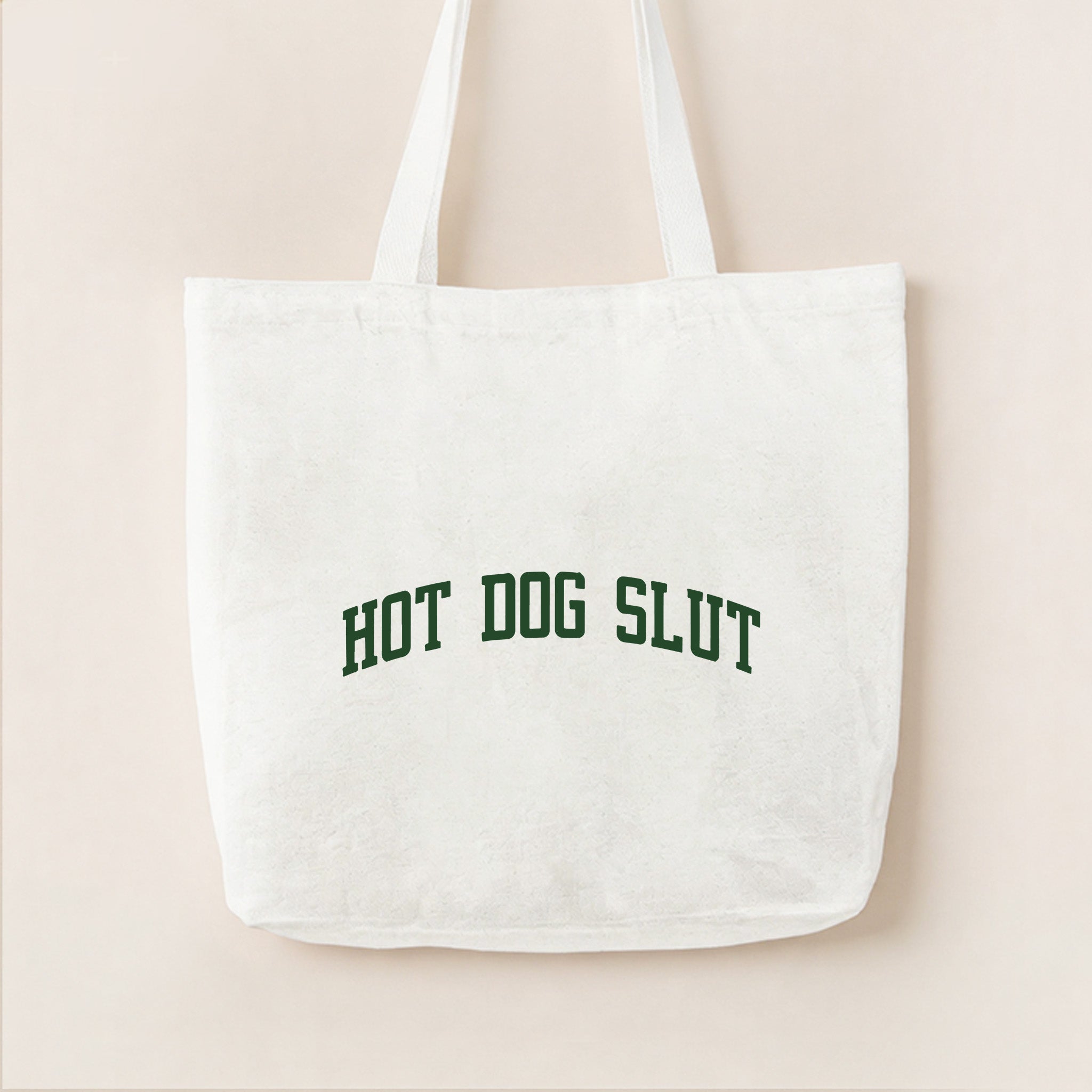 Hot Dog Slut Canvas Tote Bag