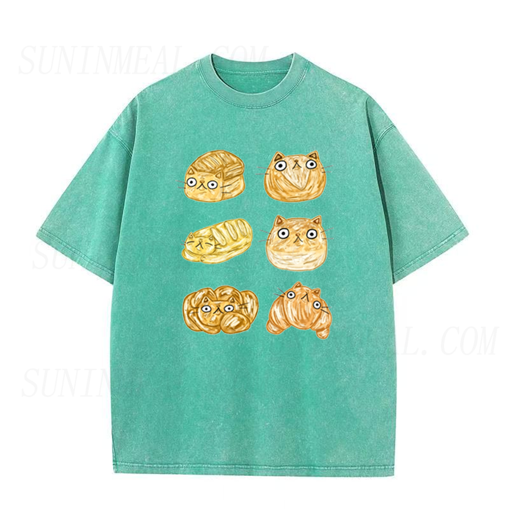 Cute Cat Bread Unisex Tee