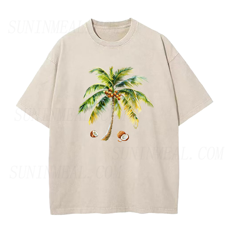 Coconut Palm Tree Unisex Tee