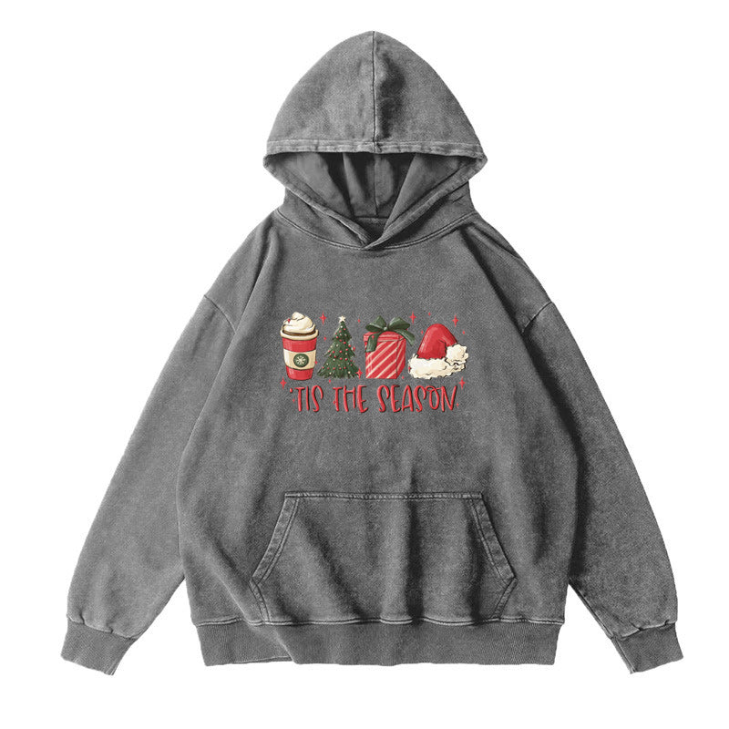 Xmas Presents & Santa Hat Unisex Hoodie