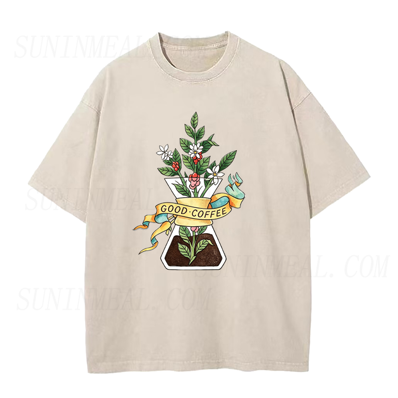 Brewed Good Coffee & Blooms Unisex Tee