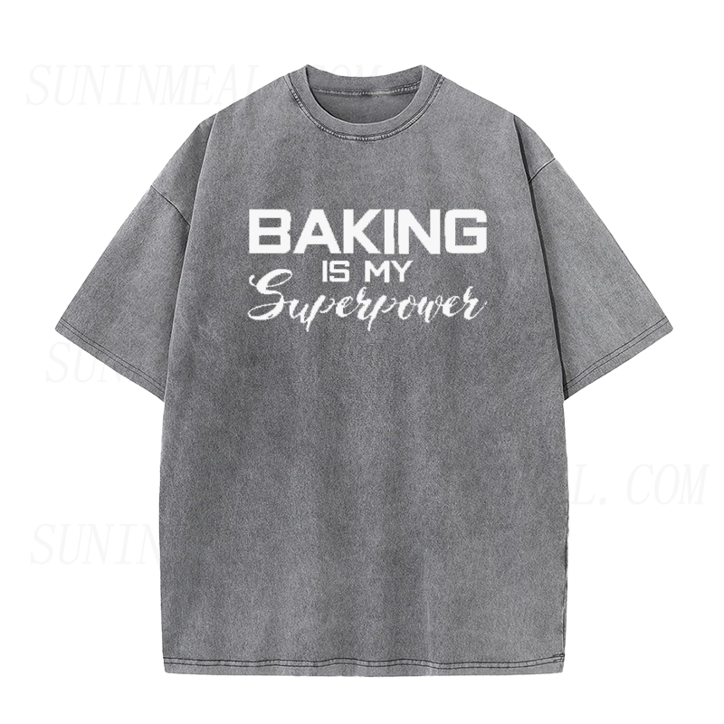 ベーキングスーパーパワーユニセックスTシャツ