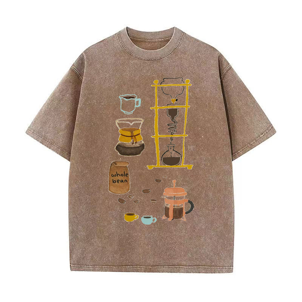 whole bean siphon pour over chemex Unisex Tee