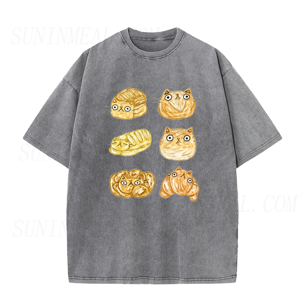 Cute Cat Bread Unisex Tee