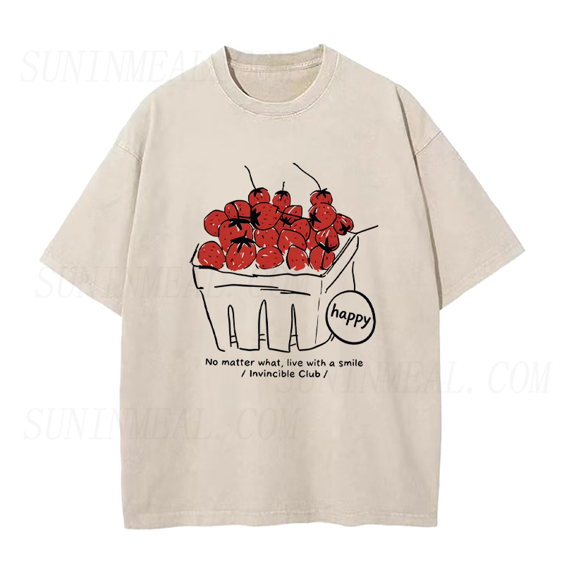 Strawberry Happy Unisex Tee