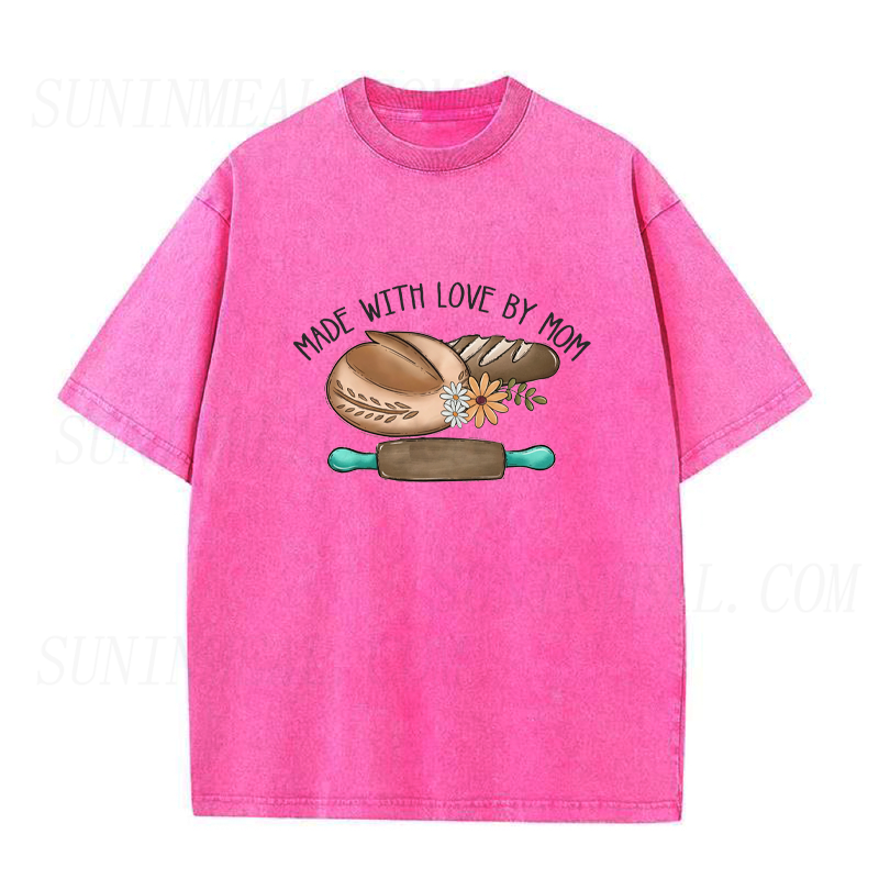 Made with Love Baked By Mom Unisex Tee