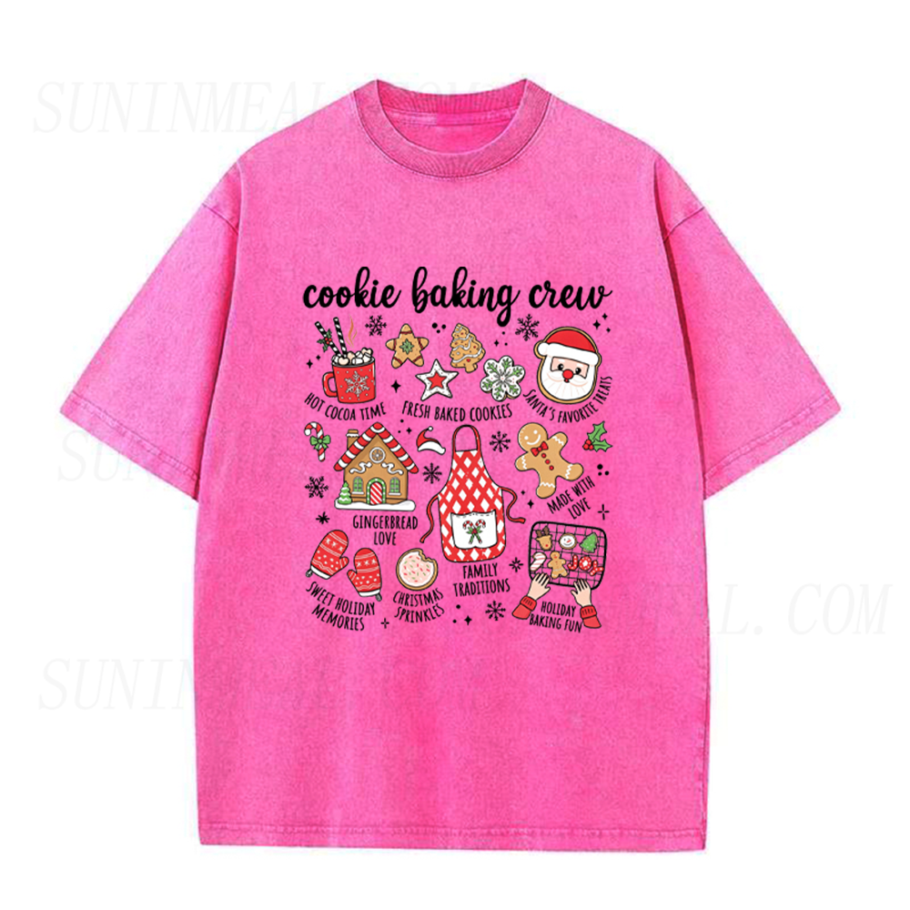 Cookie Baking Crew Christmas Unisex Tee
