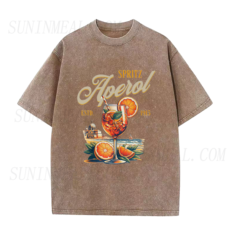 Aperol Cocktail Italian Spritz Unisex Tee
