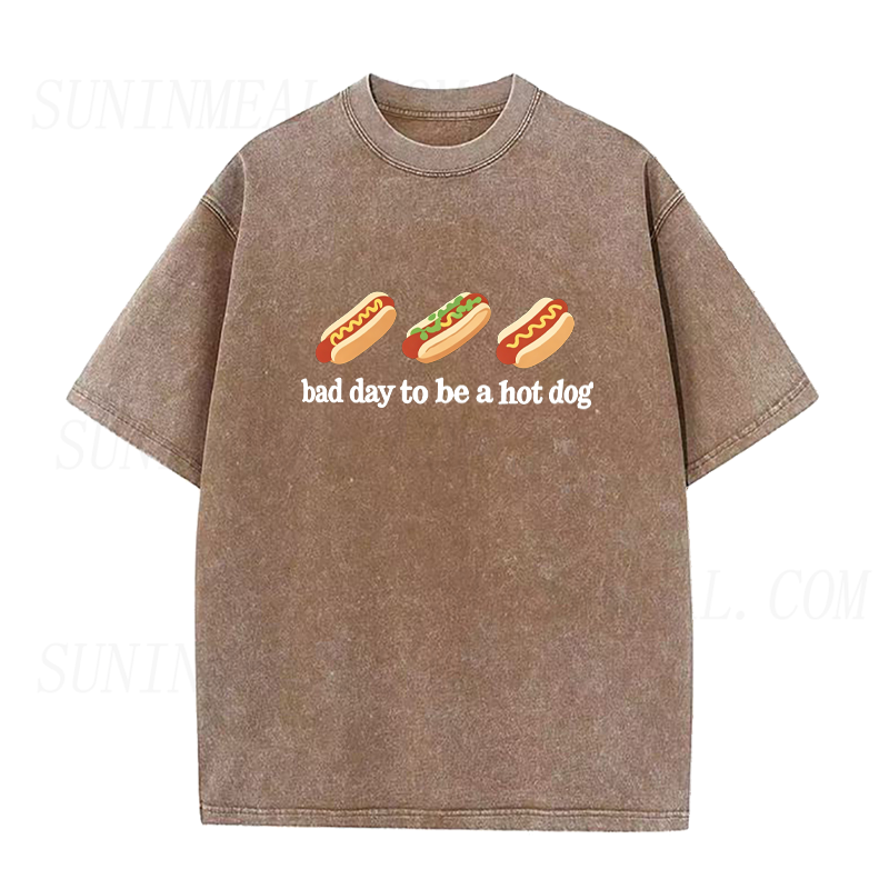 Bad Day To Be A Hot Dog Unisex Tee