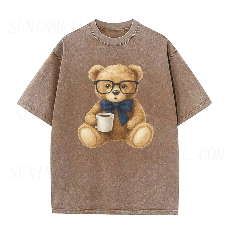 Bear Drink Coffee Tee