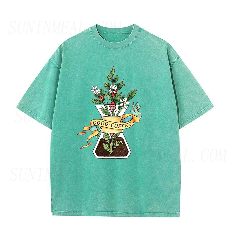 Brewed Good Coffee & Blooms Unisex Tee