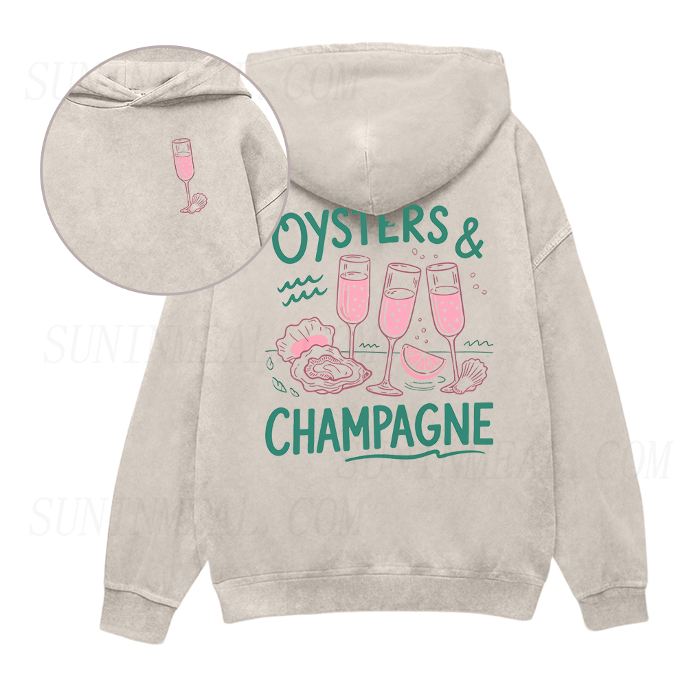 Oysters and Champagne Unisex Hoodie